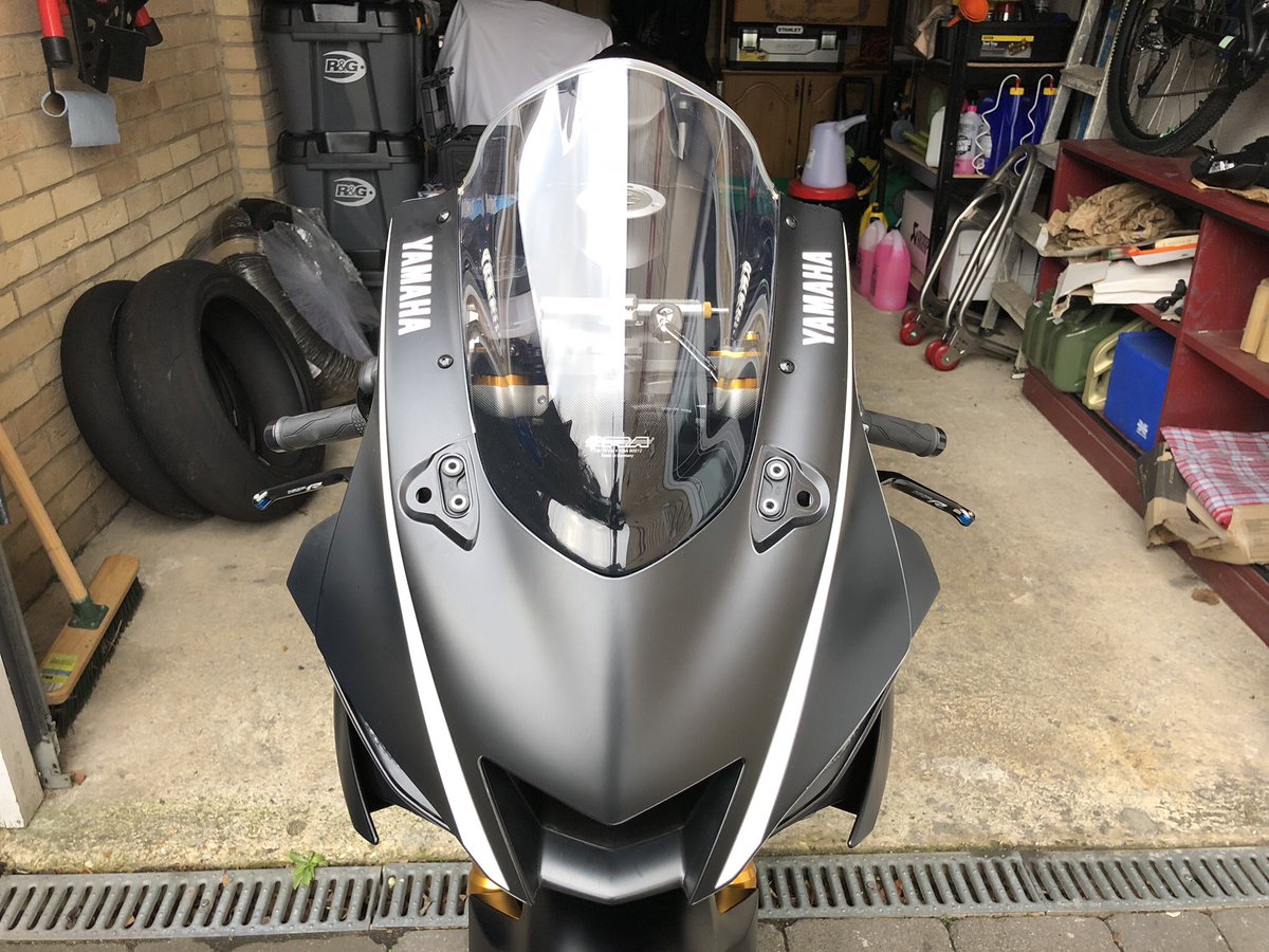anthonymashford's tweet photo. Fitted an #MRAscreen from @bikehps to my #yzfr6 #ProjectR6 bike. Awesome me bit kit and great value๐ https://t.co/MS210OrUjr