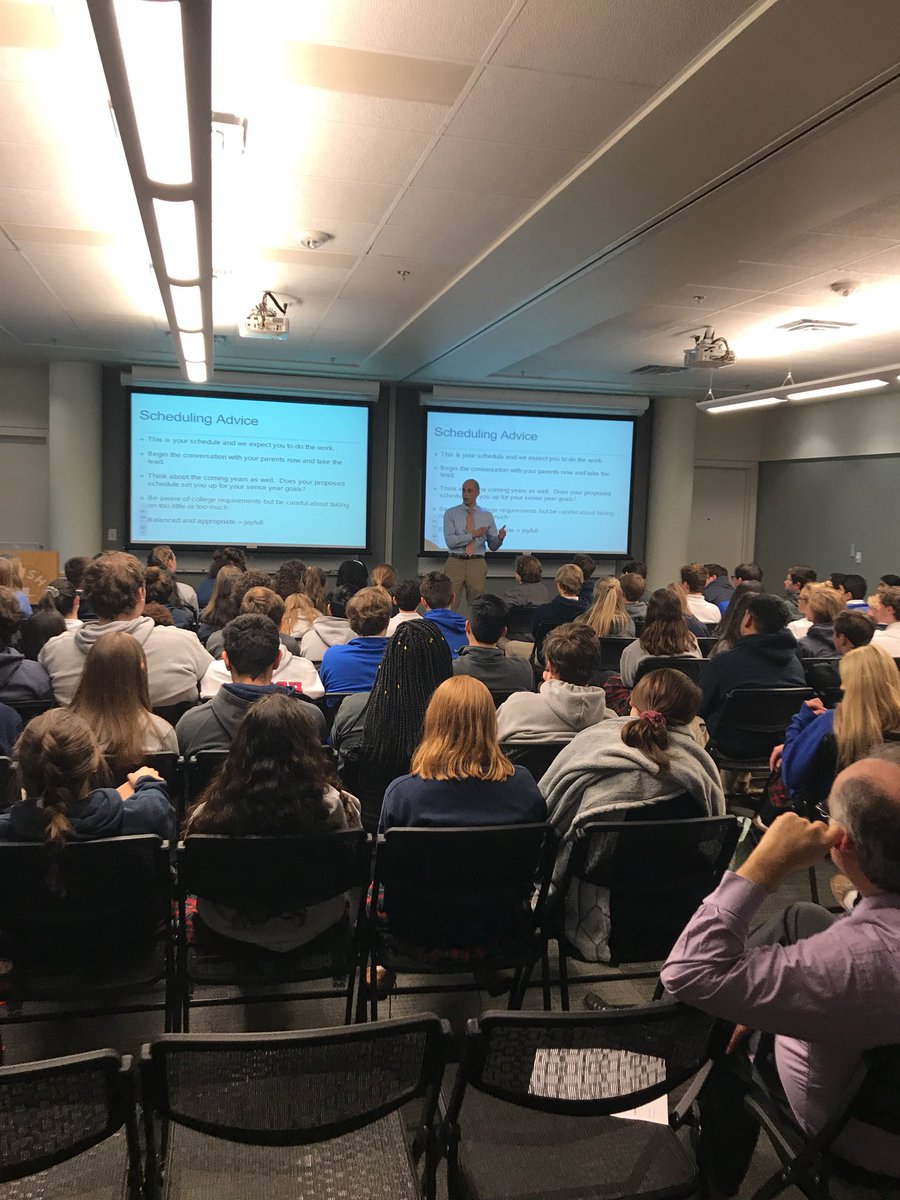m_addington's tweet photo. Mr. Bertha addresses sophomores on how to balance the junior year. @parishepiscopal https://t.co/FoZnZJgT8T