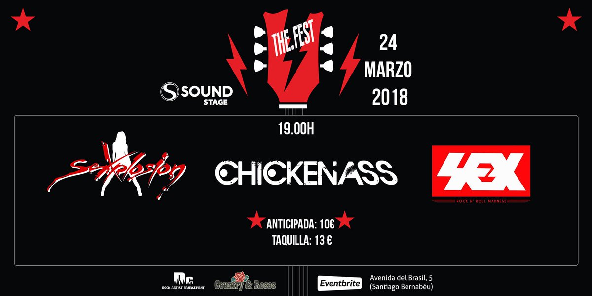 The.Fest: <a href="/SexplosionRock/">Sexplosion</a> + ChickenAss + @sexbandofficial en Madrid - bit.ly/2nZbKWh