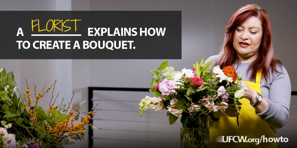 UFCW's tweet image. Need to step up your #flower game this #Vday? Personalize your own arrangement for someone special this holiday: ufcw.org/howto #UFCWHowTo ufcw.org/howto/