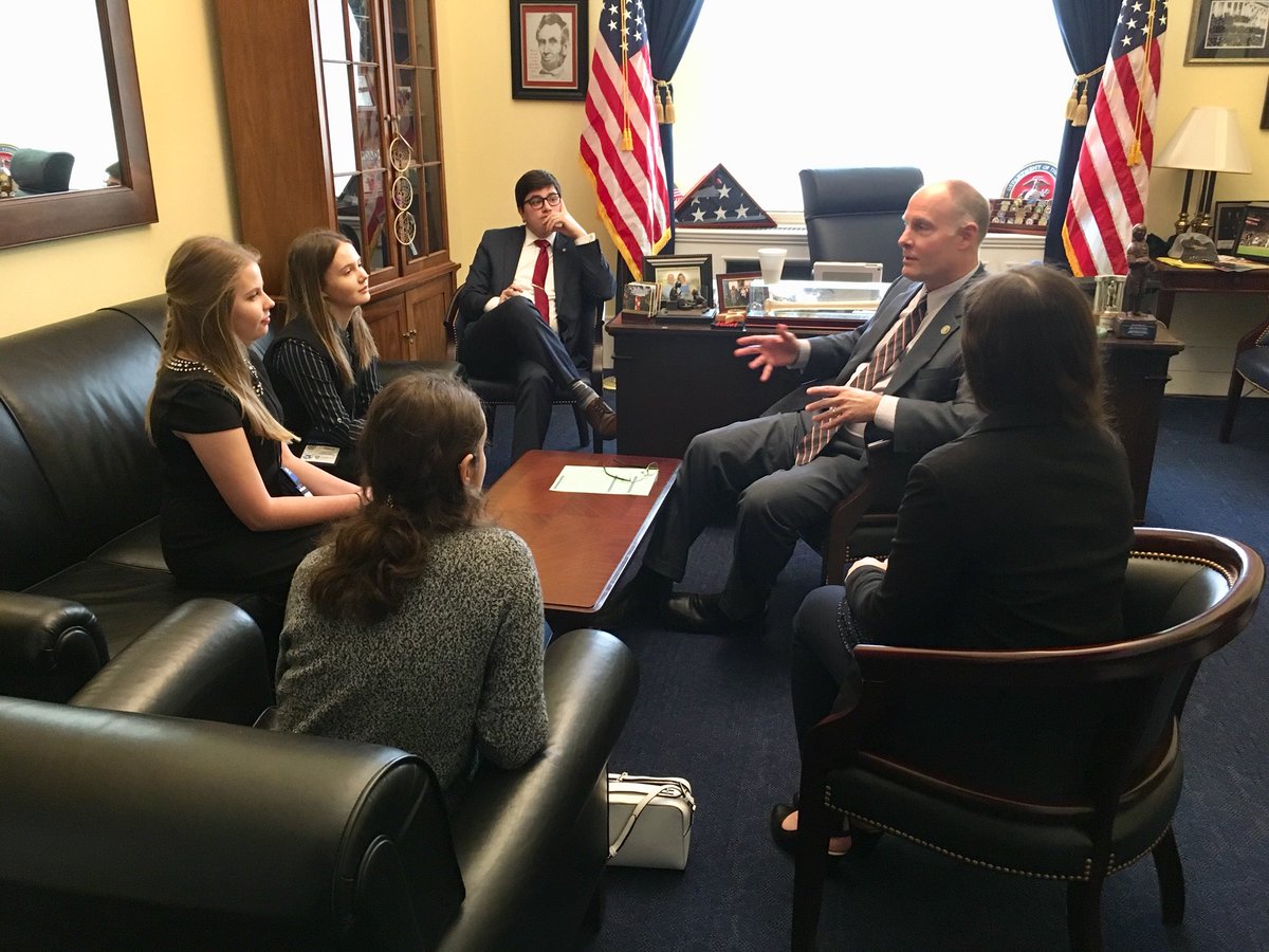Congressman Moolenaar talked with <a href="/FLEXProgram/">FLEX Program</a> participants today about ways young people can start their career in public service. #CivEdWeek