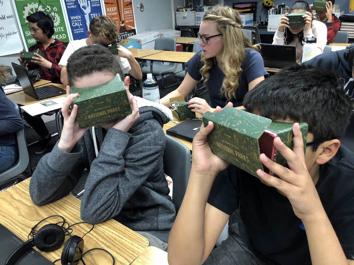 Using VR to walk with survivors through Auschwitz. <a href="/CajonValleyUSD/">CajonValleyUSD</a> <a href="/edtechteam/">EdTechTeam, Inc.</a> #DLPCoaching <a href="/GoogleForEdu/">Google for Education</a>