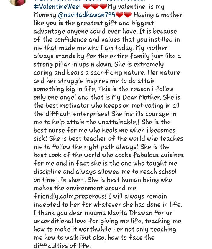 BhumikaDhawan1's tweet image. Here's is love for my mum @NavitaDhawan  as she's my bestest valentine ❤❤❤ #ValentinesDay #WeAreInseparable #ContestAlert❤❤❤ @WforWoman