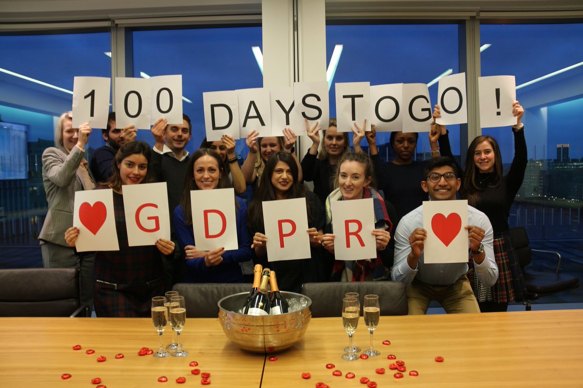FieldfisherPSI's tweet photo. @FieldfisherPSI's London team shows its passion this Valentine's Day for the #GDPR! https://t.co/tnr0Mnrbhg