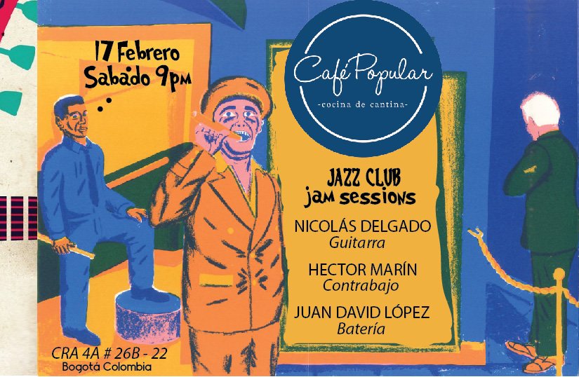 violetsar's tweet photo. J A Z Z • C L U B @elcafepopular todos los sábados en la noche toda una fábrica de jazz! #jamsessions #purejazz #jazzenvivo #jazzclub #jazz 🍺🍷🍸 Cocina de cantina ∆ >>> @elcafepopular #bogota #colombia https://t.co/VEcVa1QxrC