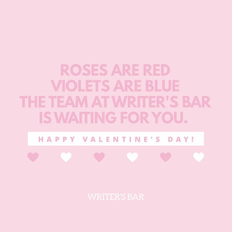 Happy Valentines from our team to yours! ❤️💝❤️💝 #HappyValentinesDay #LoveIsInTheAir #WriterWednesday