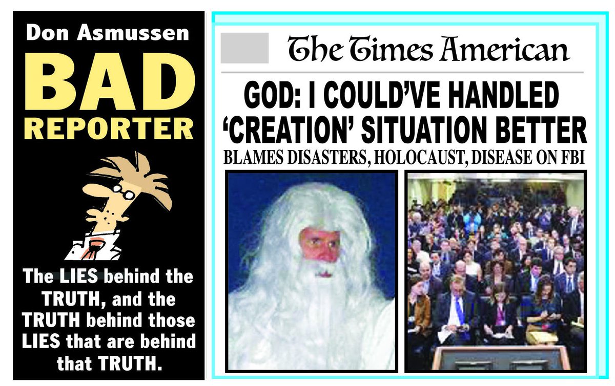 don_asmussen's tweet photo. GOD PASSES THE BUCK at https://t.co/KuQg6fsktp
#GodExplains
#TrumpEvangelicals
#Evangelicals
#RobPorter https://t.co/2xgJCfenOX