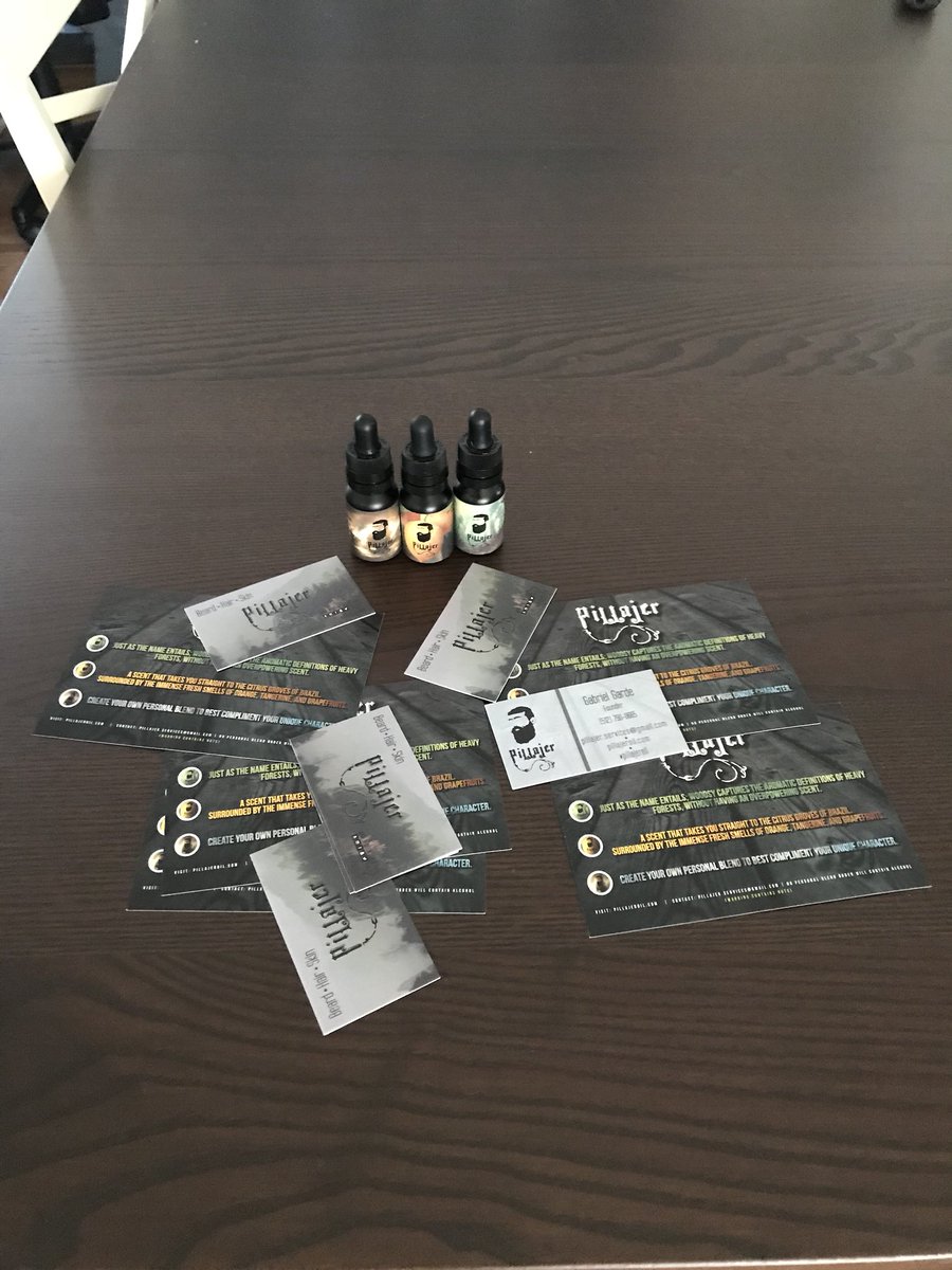Excited to try my new beard oil , thank u <a href="/PillajerOil/">PillajerOilOFFICIAL</a>