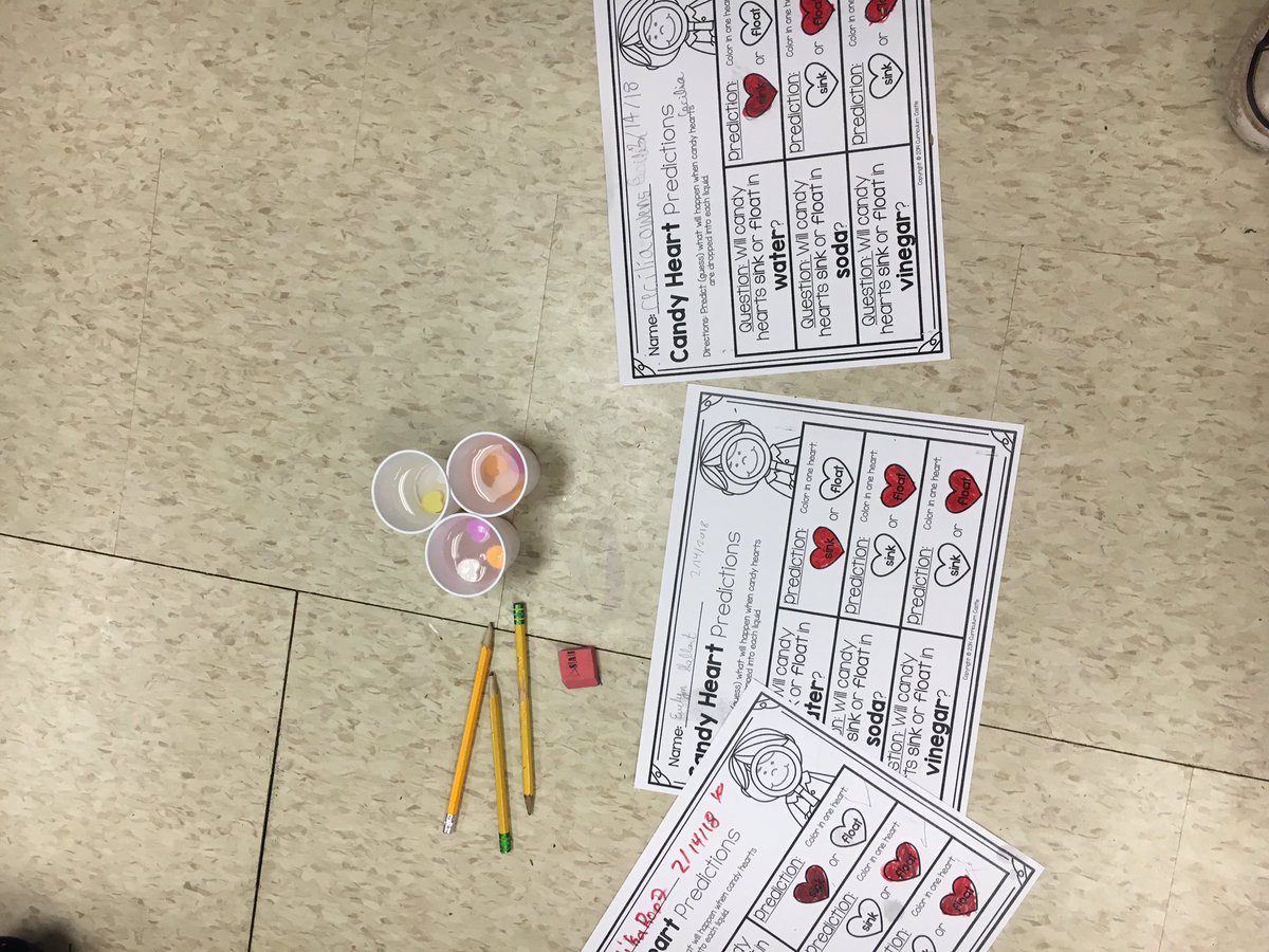 MissLilley3's tweet photo. Paired up with our buddy class for a special Valentines Day Science experiment!💕 #MurchES @murchschool @Murch2ndGrade @Murch3rdGrade https://t.co/7ilM02wsQg