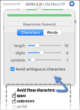 selectquery's tweet image. I ❤️@1Password, but I wish it had a feature that let me gracefully deal with the random password restrictions on some websites.