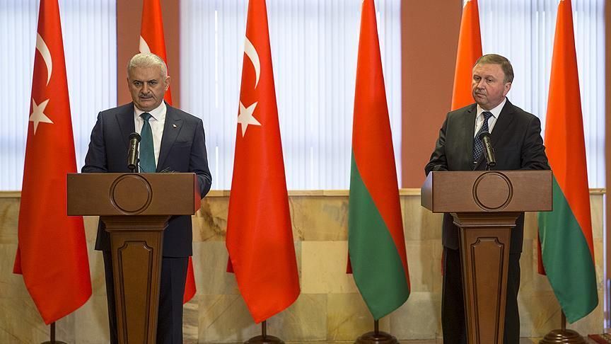 Image result for Turkish Prime Minister Binali Yildirim and Belarusian President Alexander Lukashenko