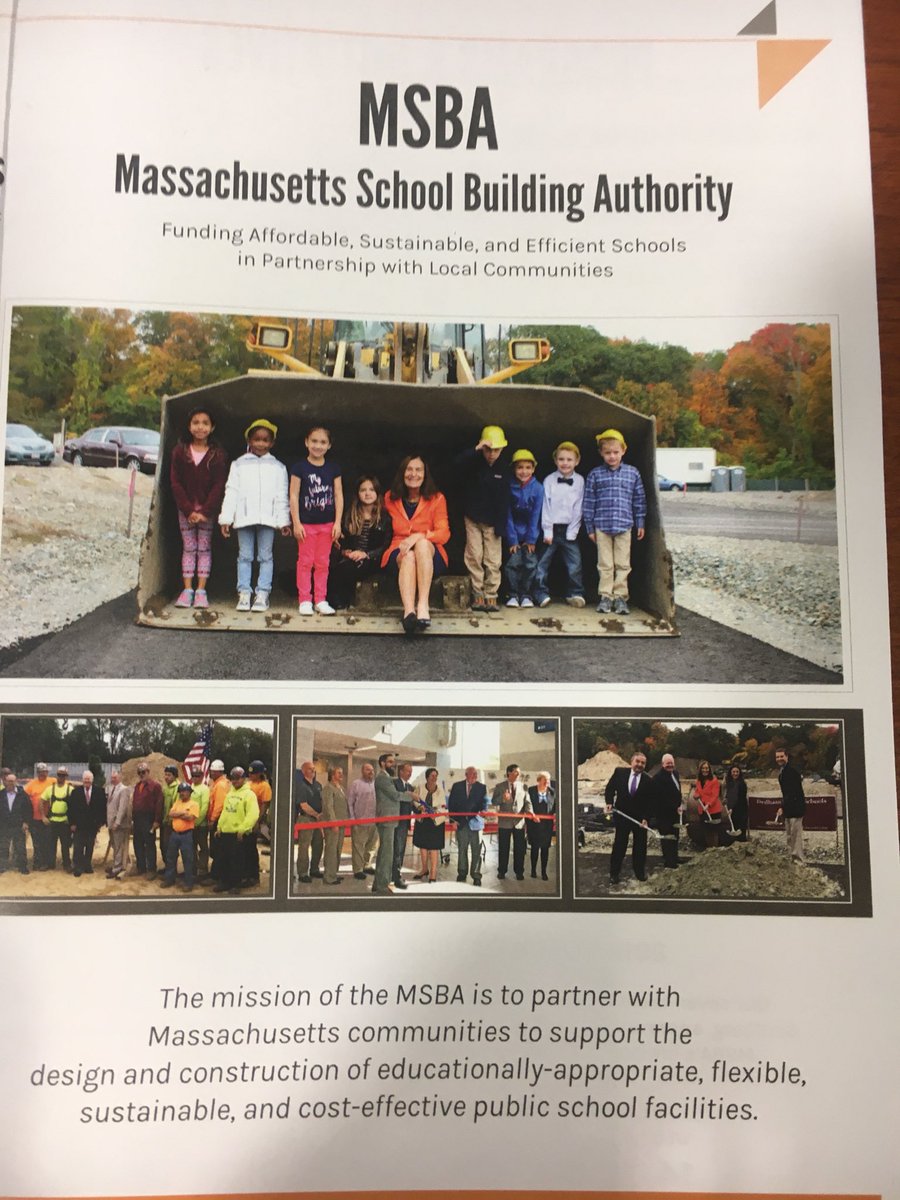 Such a proud day! The #MSBA officially committed to funding their portion of a new AHS! Thank you to everyone who has supported us thus far. Fingers crossed for the upcoming vote! #BluePrideLivesHere