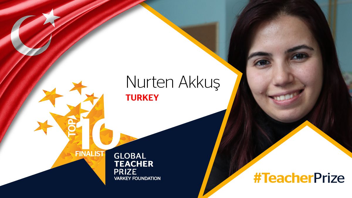 Congratulations to Nurten Akkus, one of our Top 10 #TeacherPrize Finalists! vky.io/2Epwf4R