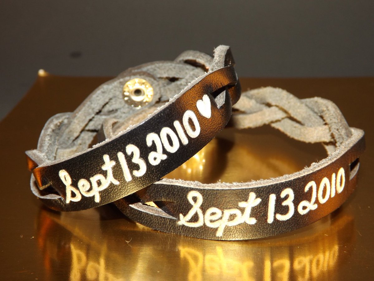 Shockwavemb's tweet photo. Leather engraved Bracelet - Custom Engraved Leather Bracelets - Hi… https://t.co/kpxQi4Ktl5 #ShockwaveMB #CustomName https://t.co/iF1PCGk2f4