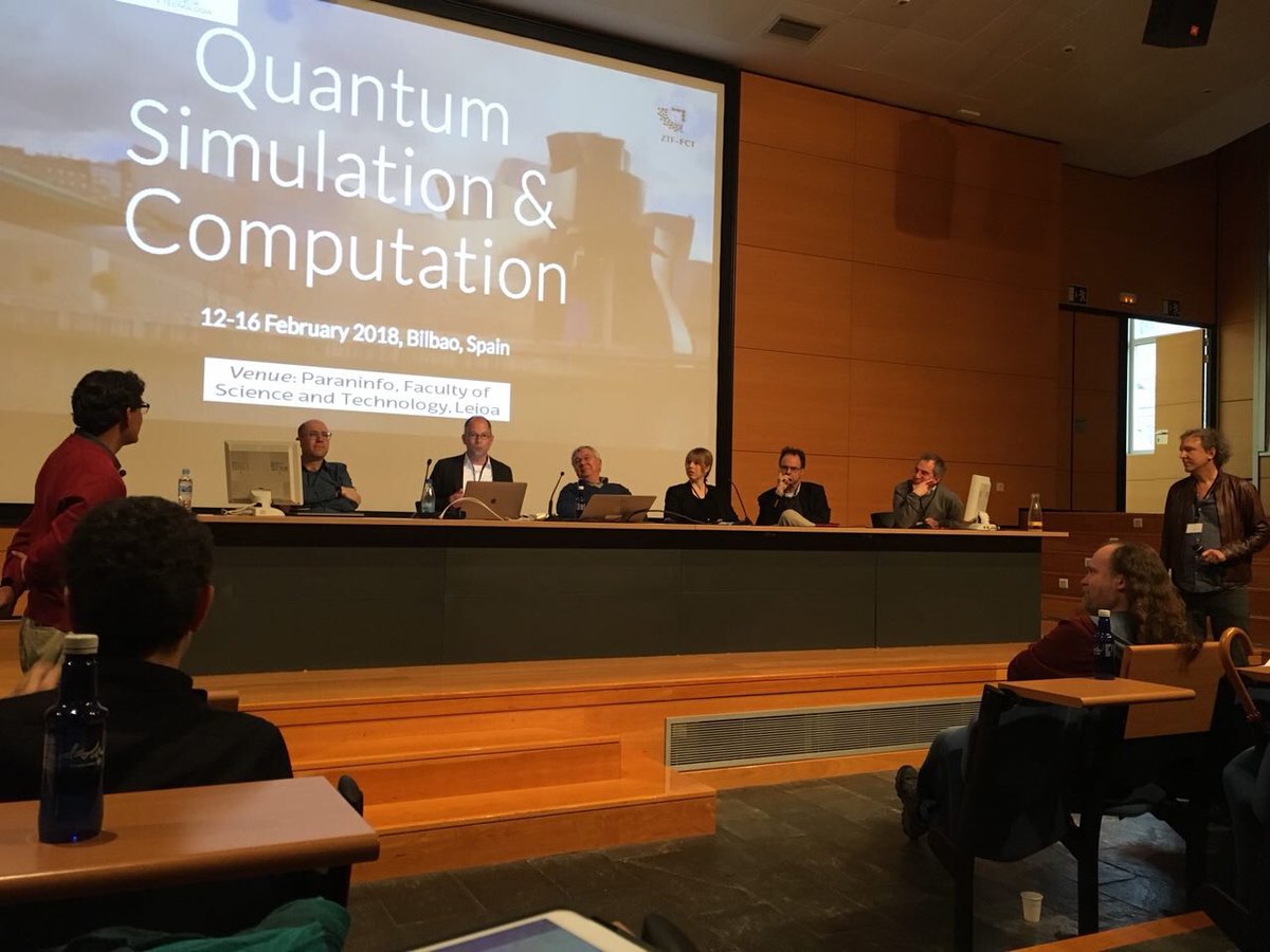 Wonderful scientific and #quantumtech round tables in #Bilbao @ #qsc2018 #science #industry #newtech #QuantumComputing #quantumtechnologies #innovation #business #futuretech @rigetti @googleresearch @QUANTIC_BSC @IBM @QuantumIQC @1QB_IT #quantumrevolution #Flagship