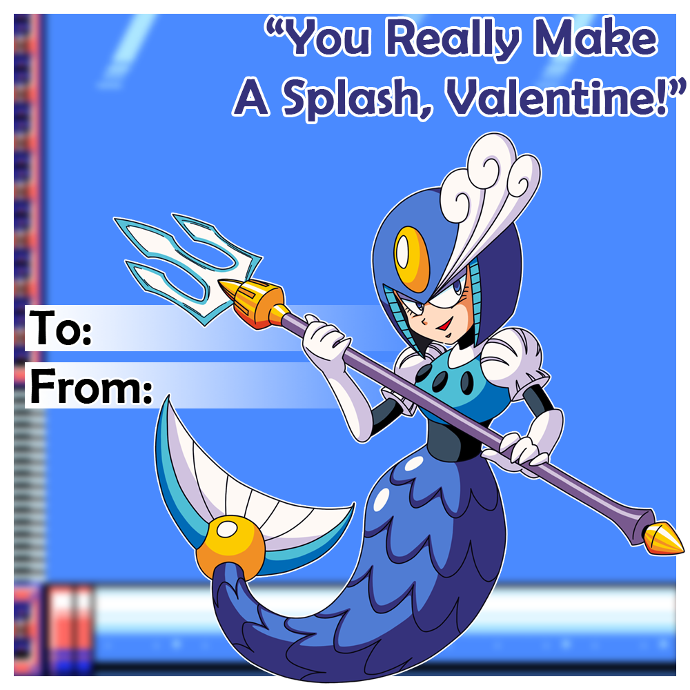 MegaMan's tweet photo. Happy #ValentinesDay! We asked a few 'bots to make cards that you can share with the special people in your life. https://t.co/opw3y9jJx0