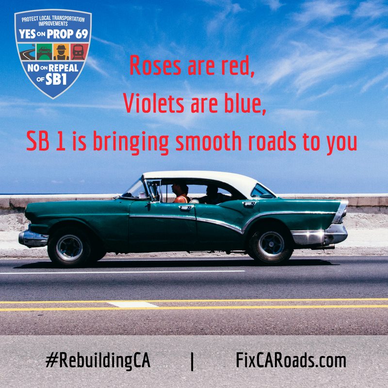 evaspiegel's tweet photo. Celebrating safer roads with #SB1 #RebuildingCA @FixCARoads https://t.co/VhxyQ9BCwl