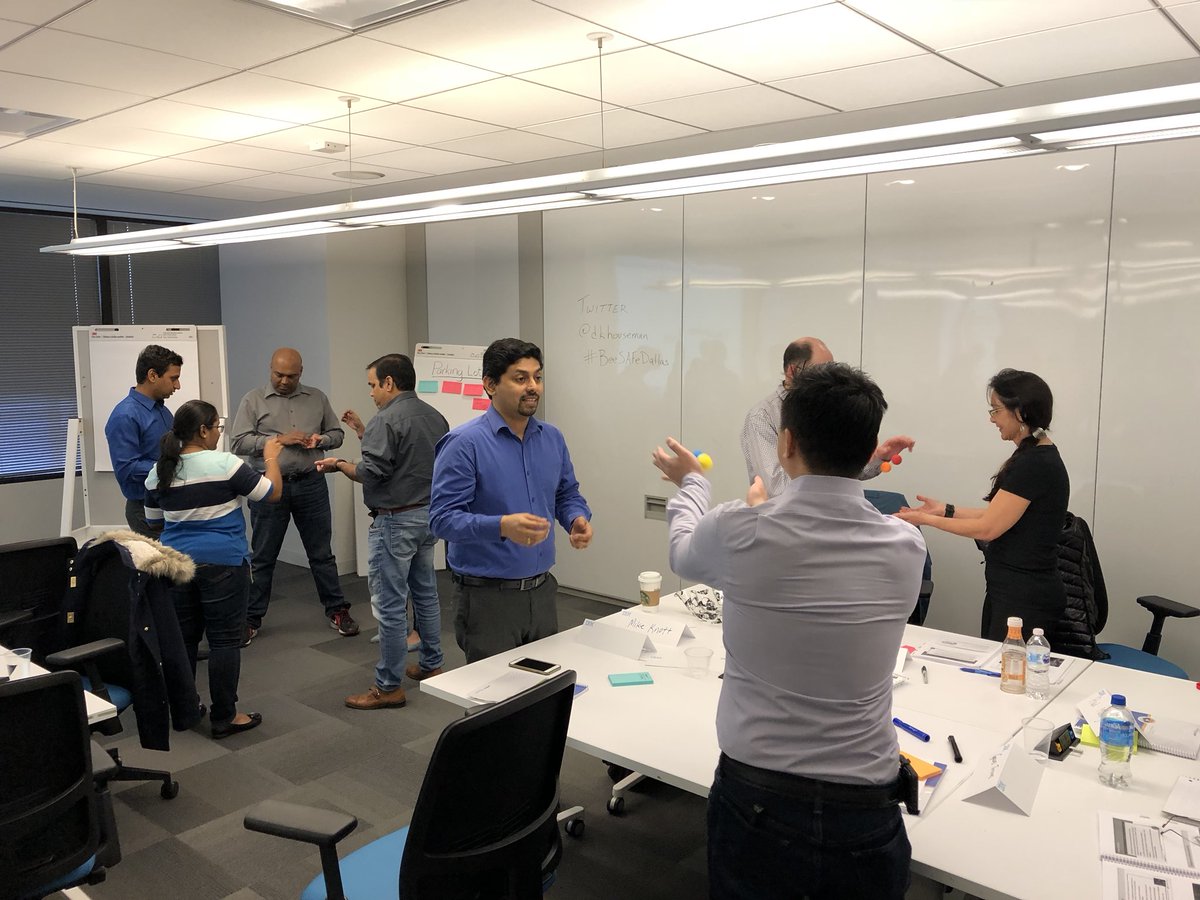 dkhouseman's tweet photo. Demonstrating how teams work iteratively and how to respond to change. #BeeSAFeDallas https://t.co/S62HEM9qwE