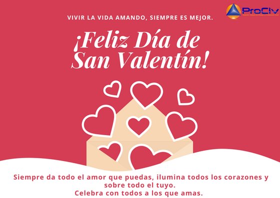 ProCivMX's tweet photo. Que este 14 de febrero y todos los días sea un gran pretexto para demostrarles a todas las personas importantes cuánto los amas.
#ProCivMX te desea un excelente Día de San Valentín. ¡Feliz día!
#SanValentín #ProtecciónCivil https://t.co/9OWnQixkfa
