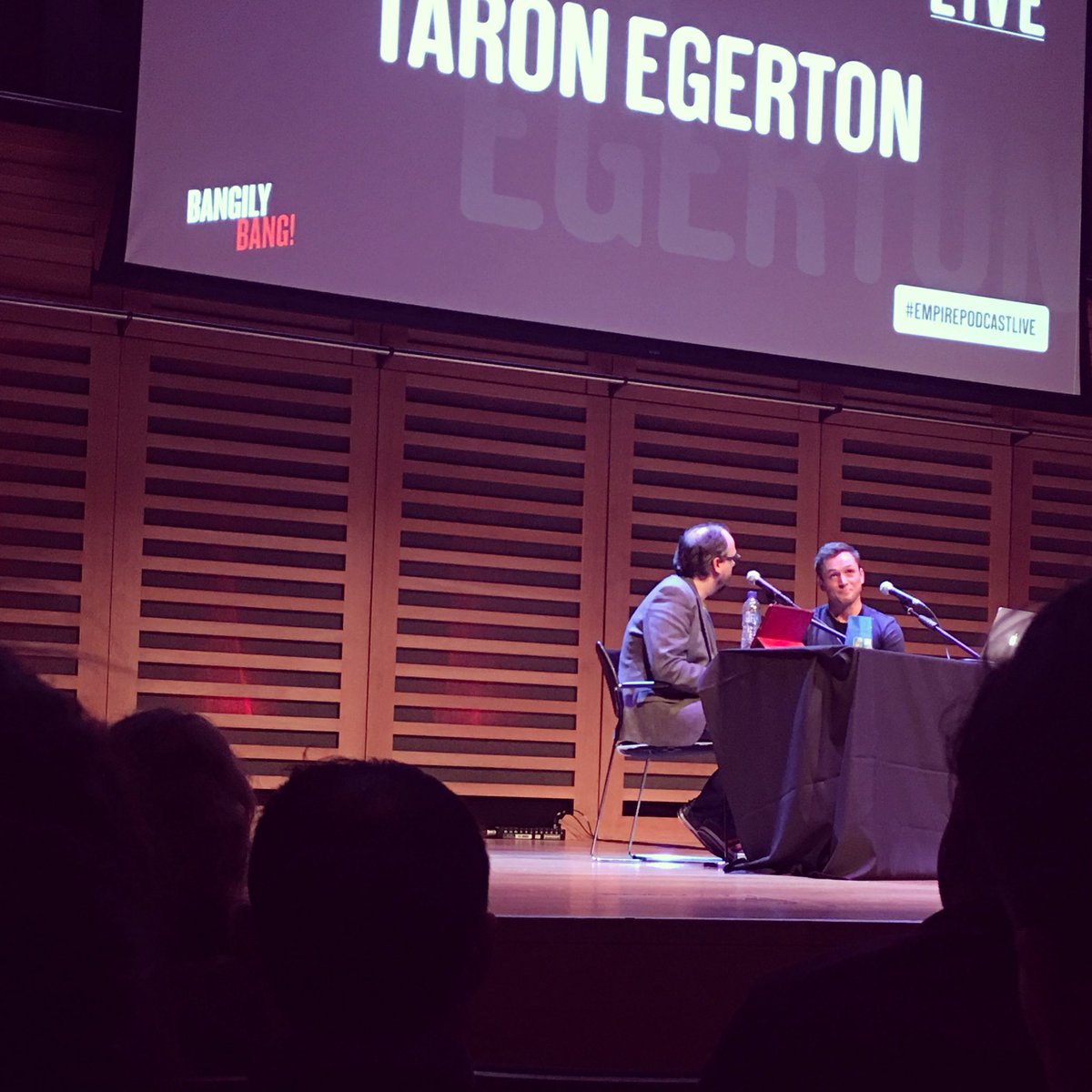 Valentine’s Day @KingsPlace with @TaronEgerton and #EmpirePodcastLive ❤️