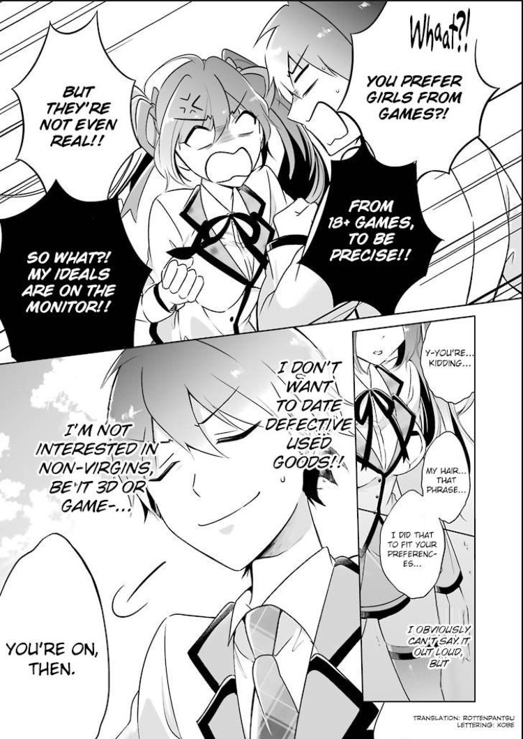 “I’m only interested in 2D Girls!”