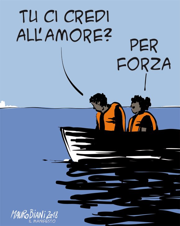 maurobiani's tweet photo. #SanValentino Love. Per @ilmanifesto https://t.co/nGpbnVIc6b