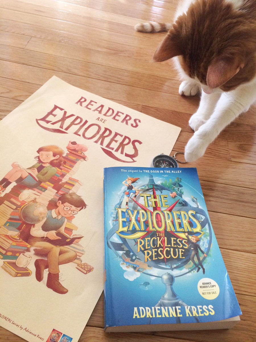 AdrienneKress's tweet photo. *Win an ARC of THE EXPLORERS: THE RECKLESS RESCUE &amp; poster!*

Fun fact: part of TE:RR takes place in South Korea (&amp; may or may not involve Sebastian joining a Kpop group). In honour of the Olympics happening there, RT this tweet with your fav Olympic sport for a chance to win! https://t.co/THGCjfjfEC