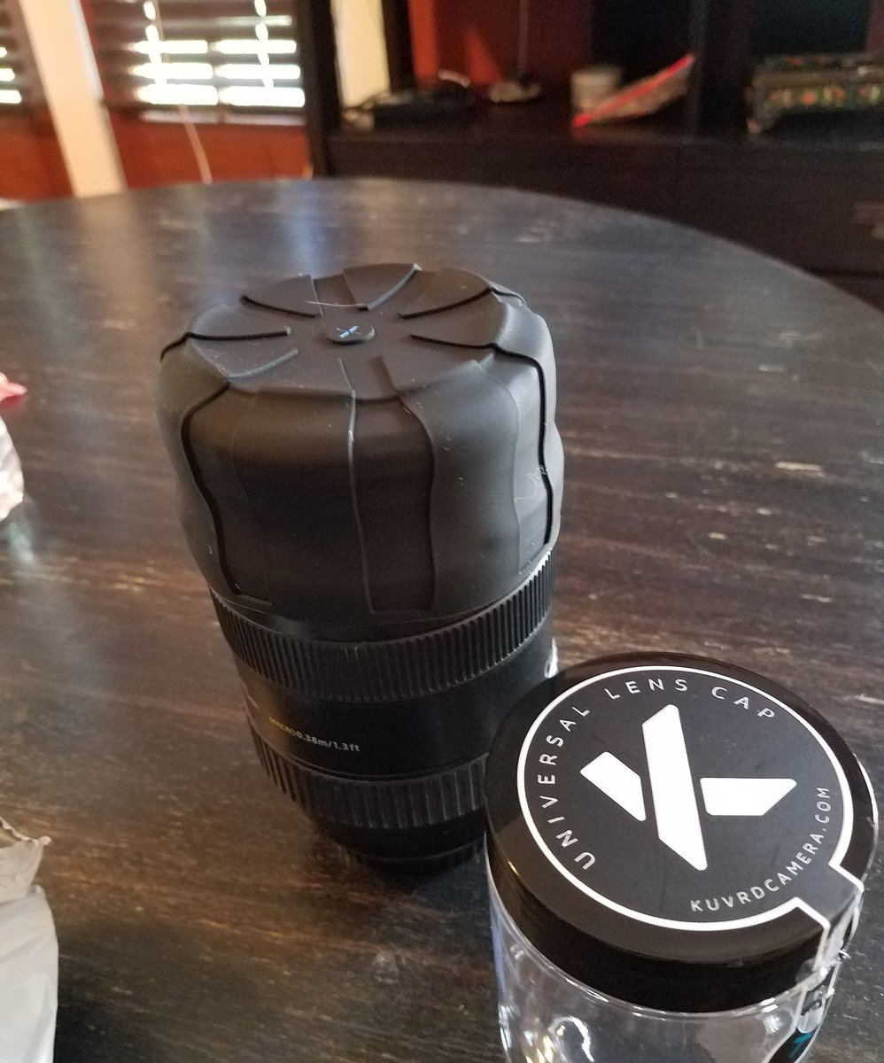 itsDuber's tweet photo. Just got my #kuvrdcamera #lenscover from Kickstarter. Seals tight and was shocked to see it fit over the large lenses. Beach shooting without risk. Now I just need to get out and shoot. https://t.co/Q1VPaoXAgo