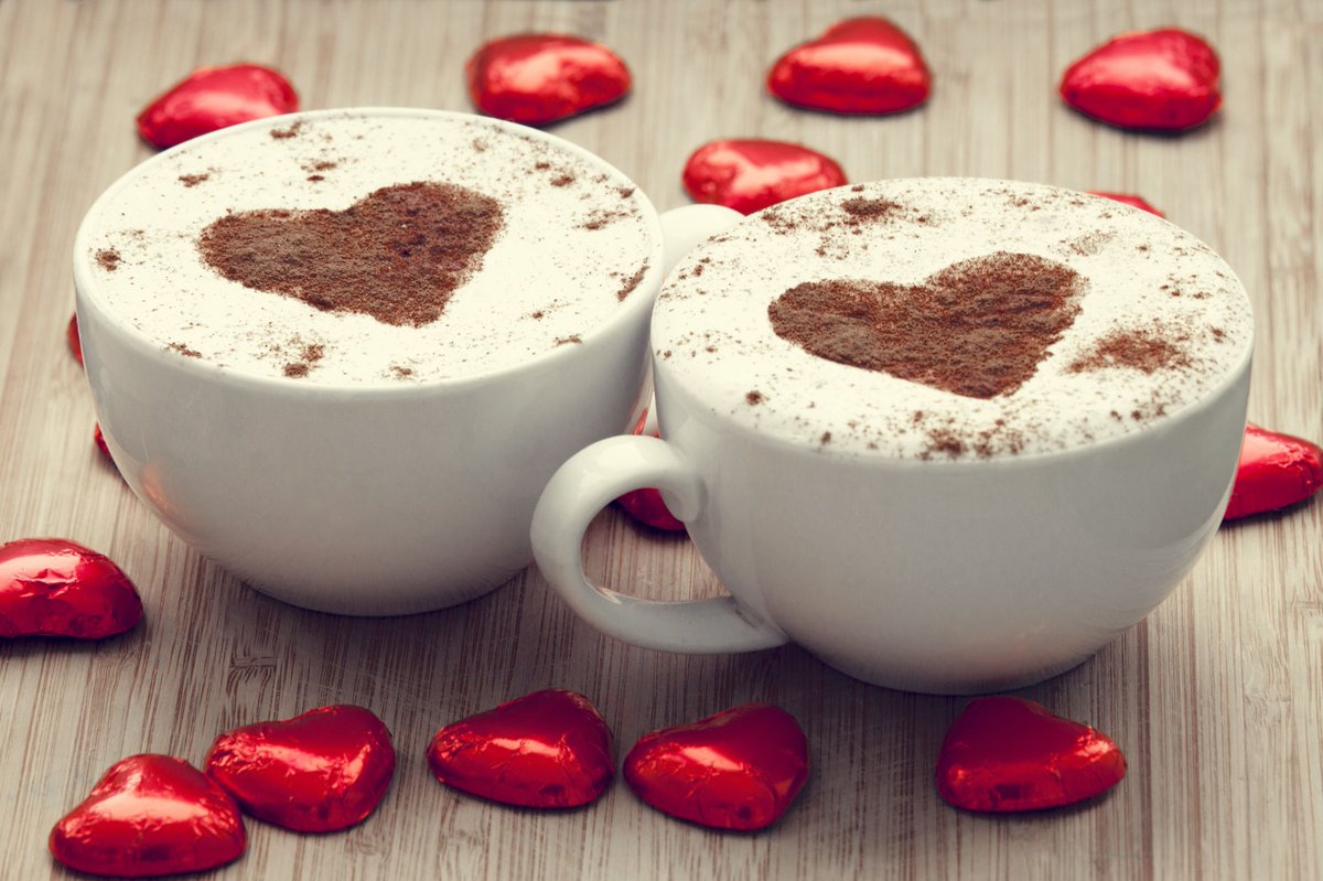 RobertsBrewDown's tweet photo. Happy Valentine's day you java dogs. Let's hope your love lives are as hot and steamy as our delicious coffee. :)  #poursomesugaronme https://t.co/nOktDqHn7I