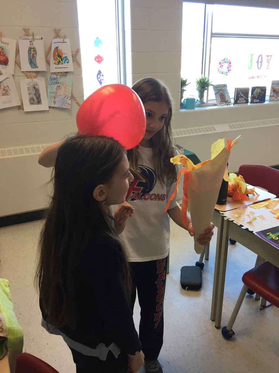 MrsColangelo's tweet photo. Making Olympic torches to learn about static electricity. @FFMcGinnCES https://t.co/xsJlKEDVig