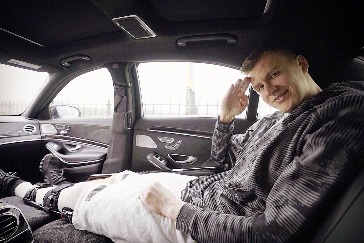 kporzee's tweet photo. First of all I want to thank you for all the love and support.
Im attacking my rehab right away. 
I truly believe that with consistent hard work, patience and positive attitude I’ll come back stronger, better and sharper than ever. 
Much love ❤️🔶🔷🇱🇻 https://t.co/QtzkbjBQX0