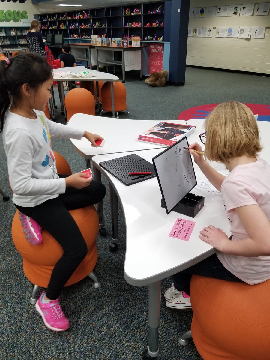 DariaClark4th's tweet photo. Afternoon fun with MAKERSPACE! Thank you, Ms. Vincent for fun!  @KuehnleKISD   @KleinISD  #koalap2pmoments  #promise2purpose https://t.co/OhmYSEt1P6