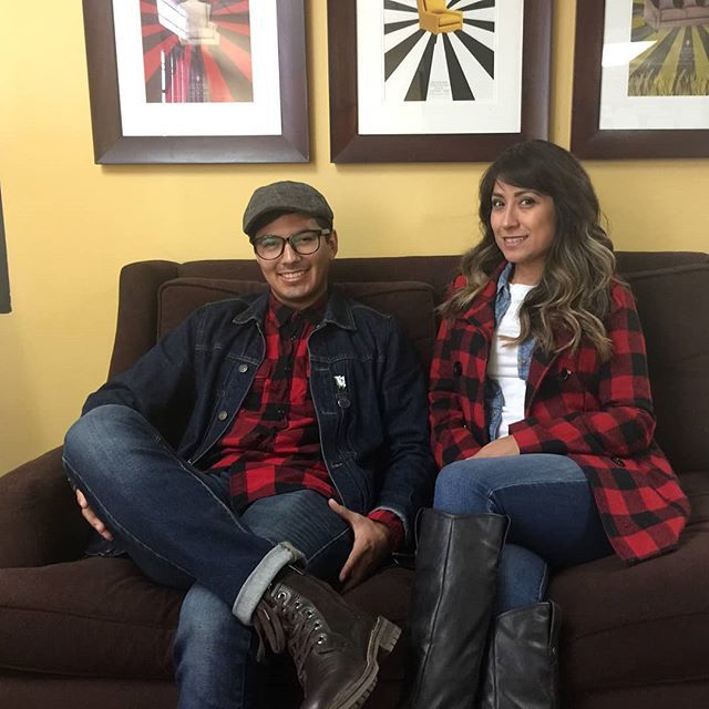 burtonjamesinc's tweet photo. Deserie and Bryan sporting buffalo plaid for Valentine's day. What are you wearing? ❤️😉
.
.
.
.
#BurtonJamesCustomerService #BurtonJamesCreativeDirection #greatMindsThinkAlike #ValetinesDay #BurtonJamesInc #CasualElegance #ComfortIsStyle #USAMade #Be… https://t.co/h2NIWP22FG https://t.co/In1fLoNAUY