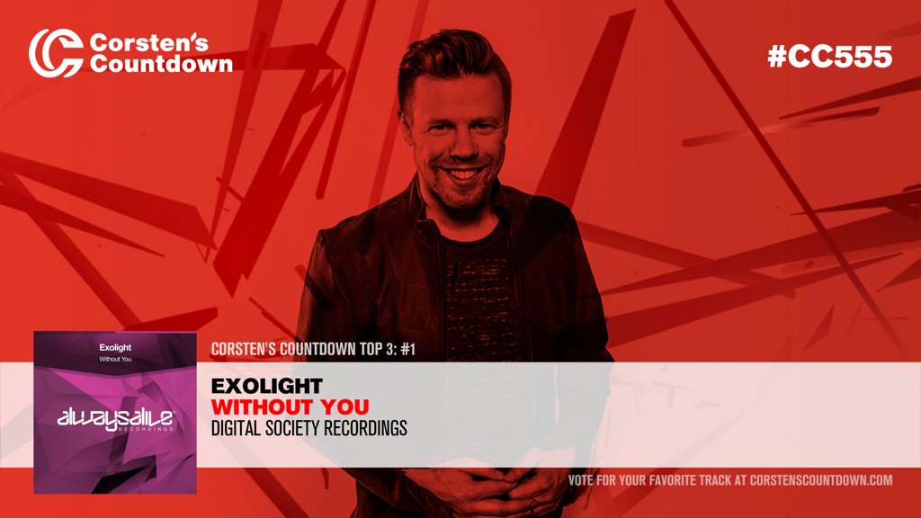 ResonationRadio's tweet photo. 12. And we have a new #1 this week! This is “Without You” by @ExolightMusic [@DS_Recs] Congrats!!! #CC555 https://t.co/saT79xmtgR