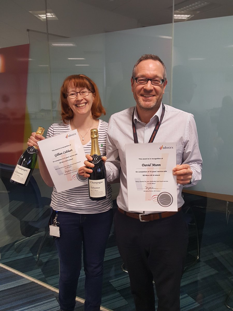 75DaveMunn's tweet photo. Pleased to receive our 10 Year Service Award @SDWorxUKI https://t.co/tPCxyF4qzj