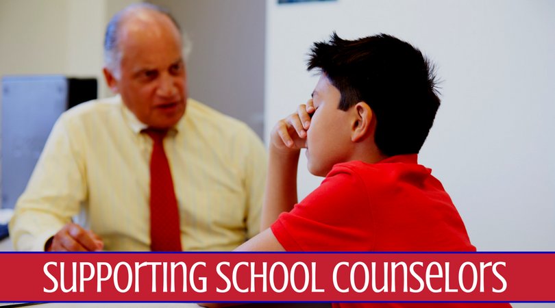 NAESP's tweet photo. Report: School counselors responsible for 482 students on avg. The heavy caseloads haven't gotten much lighter in the past decade, even as schools are under pressure to deliver quality advice and guidance on a growing range of issues. via @educationweek https://t.co/zDEEC7kIj4 https://t.co/Z3rBQdwmg6