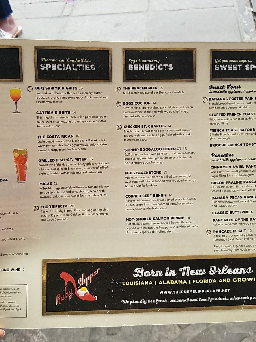karidlane's tweet image. Oh man...I want all the things 🤤 #RubySlipper #NewOrleans #breakfast