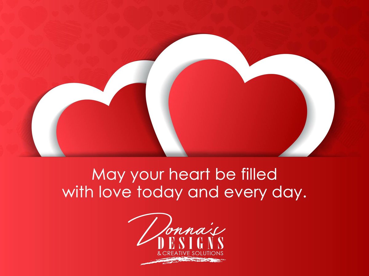 donnas_design's tweet photo. May your heart be filled with love today and every day. Happy Valentine's Day. #ValentinesDay2018 #NOLASmallBusiness #NOLAGraphicDesign https://t.co/2ZrIP90doD