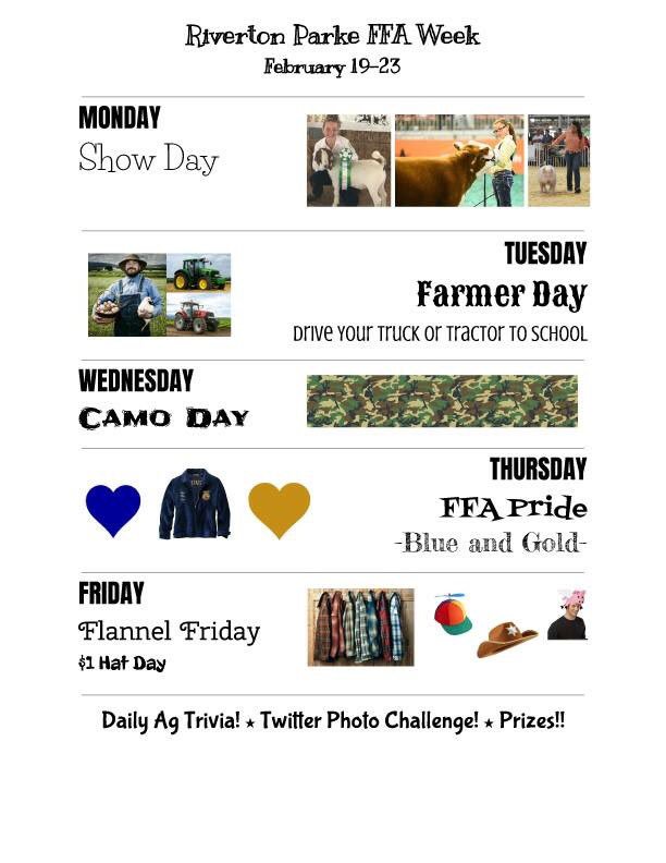 RPFFA_Woods's tweet photo. FFA WEEK: Dress-up Days and Events! 

@RPFFA_Tyler @RP_Principal @RP_Cleghorn https://t.co/xLvuGxrvAo