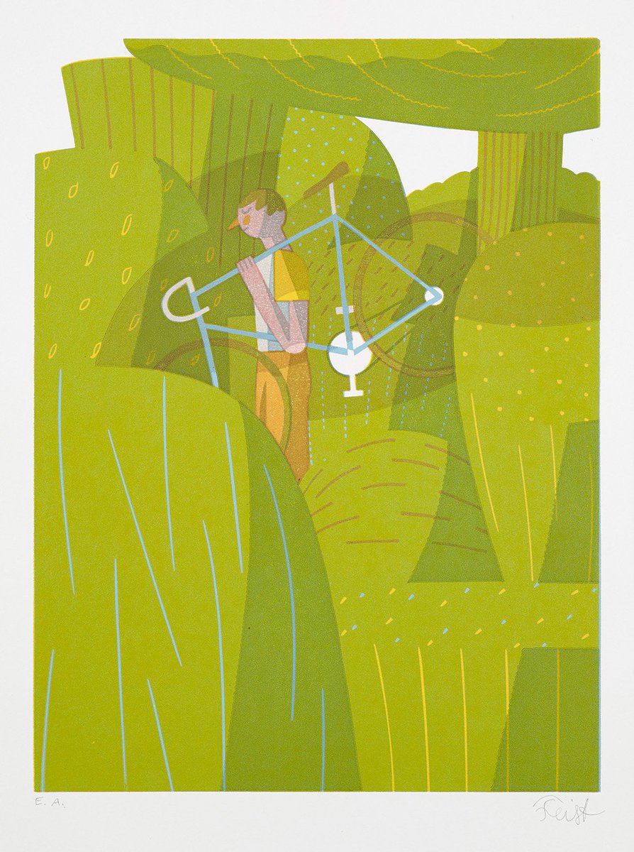 Wir zeigen erstmals in einer Einzelausstellung Linolschnitte, Holzschnitte und Radierungen von Christoph Feist.
Christoph Feist ist seit 2012 Professor für Zeichnen und Bild an der HGB Leipzig.
Die Ausstellung ist vom 17.02 bis zum 10.03 bei Thaler Originalgrafik zu sehen.