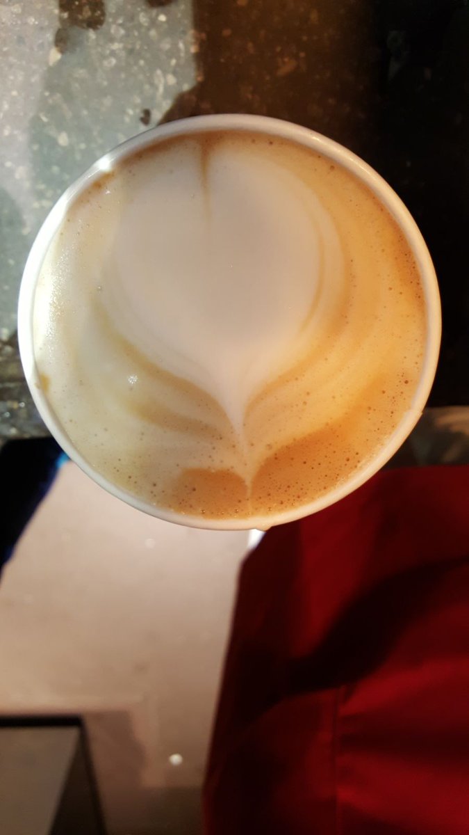 SbuxHopton's tweet photo. Lots of love from Waterloo @SbuxLondon #latteartjourney #tobeapartner https://t.co/yYNW9bWCO7