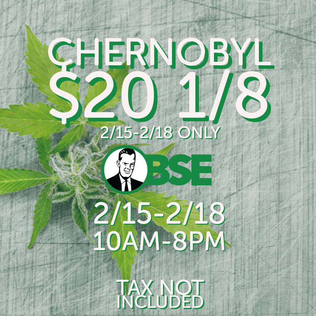 BSE420's tweet photo. Chernobyl Special: Get an 8th for only $20 + Tax. Offer Ends 2/18/2018 https://t.co/XV80AdqcbJ https://t.co/gto7LuzZxD