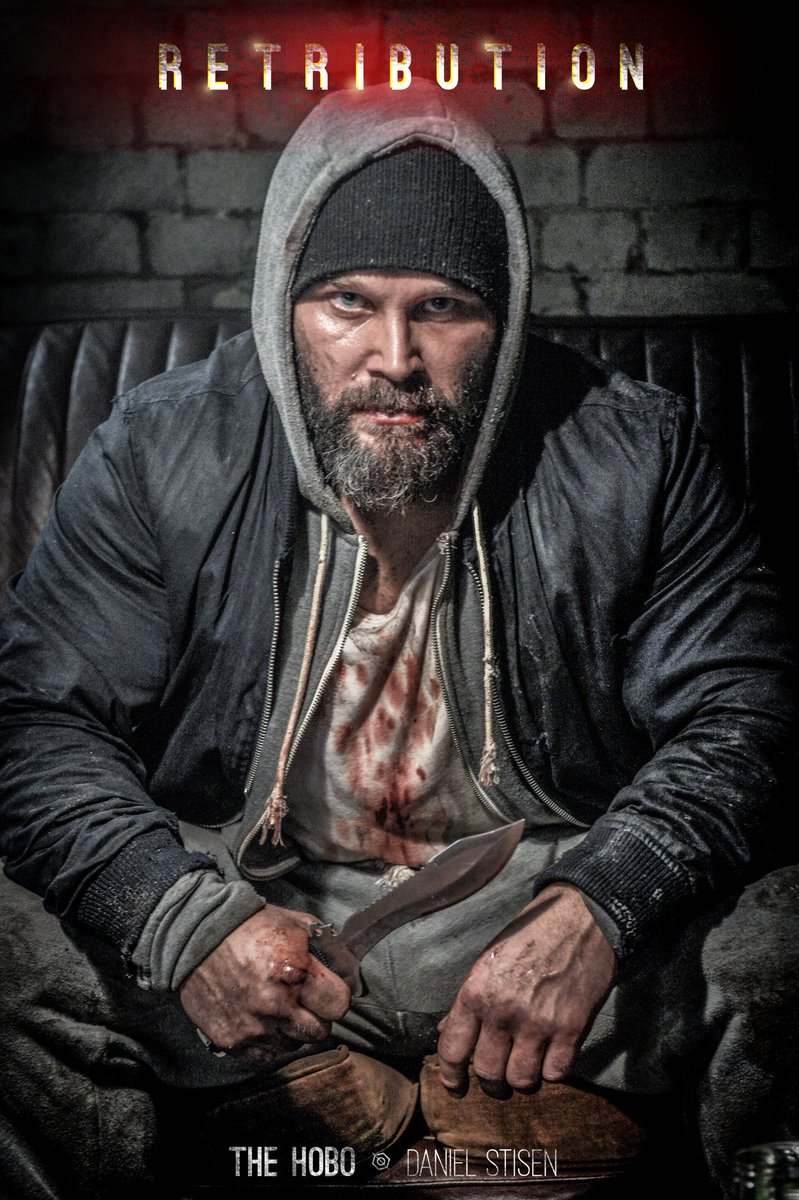 DStisenProd's tweet photo. @Retributionmov Retribution Movie lead actor @DanielStisen as the Hobo #Retribution #DanielStisen https://t.co/ZS8mjQxlir