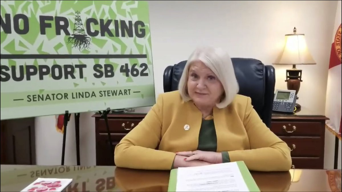 LindaStewartFL's tweet photo. Fracking bill SB462: Advanced Well Stimulation Treatment, to ban fracking in Florida passes second committee and will be heading to third committee. #FLSenate #SB462 #BanFrackinginFlorida https://t.co/OmgietVYEN