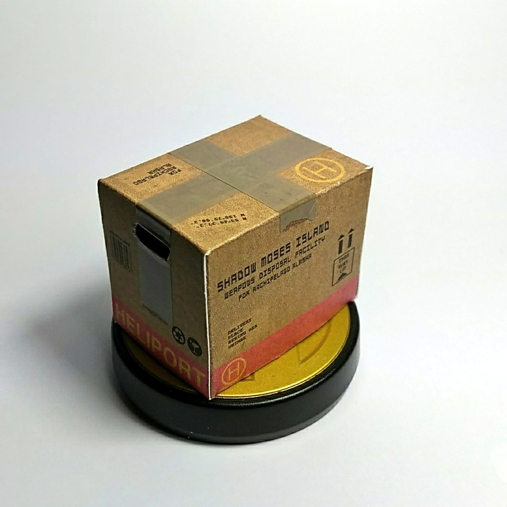 Charrette_Man's tweet photo. amiibo Snake's box (Metal Gear Solid)
#Funmiibo https://t.co/3nmkz5QGbH