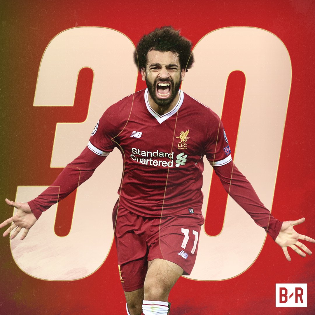 Mohamed Salah has 30 goals for Liverpool this season.

It’s February.