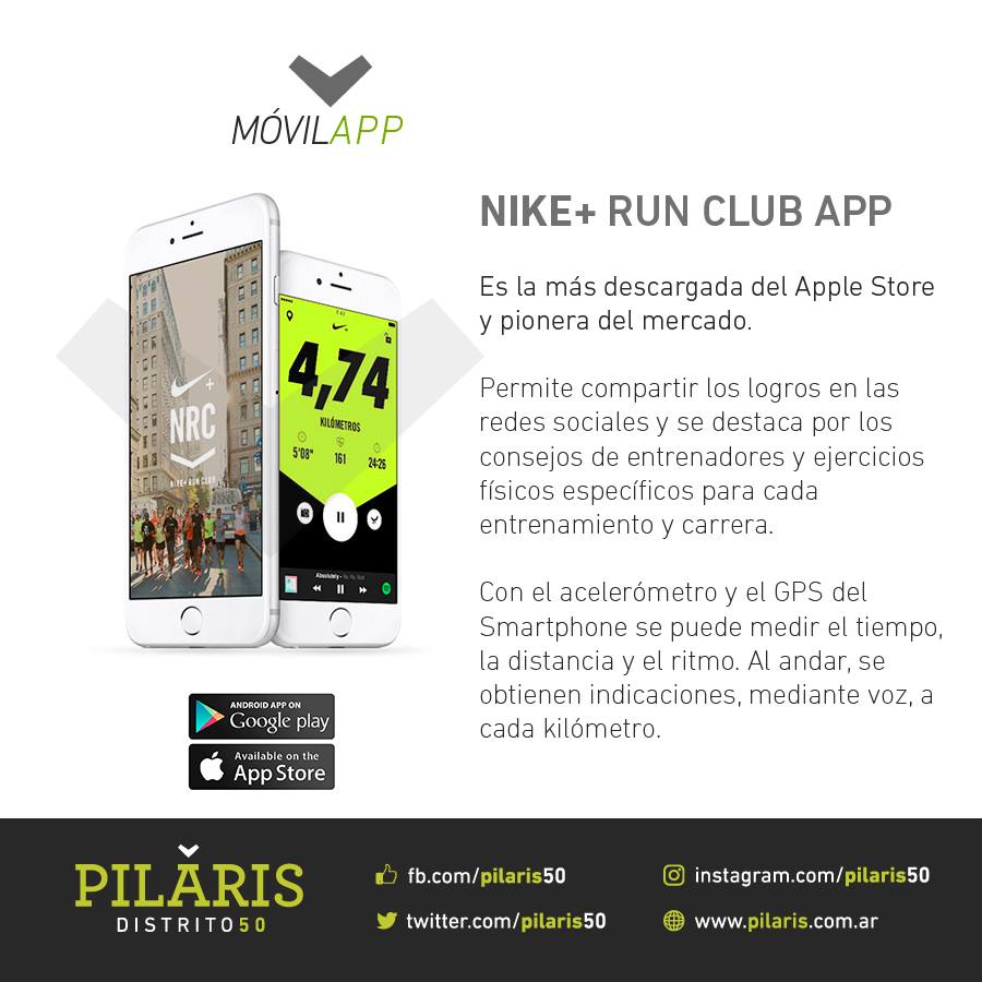 pilaris50's tweet photo. #App #Movil
NIKE+ RUN CLUB APP
#Pilaris #D50 #Running #Bike #Ciclismo #Apple #Store #Google #Play #iOS #Android #Aplicaciones #Distrito50 #Pilar #Entrenar https://t.co/71XvTtV22G