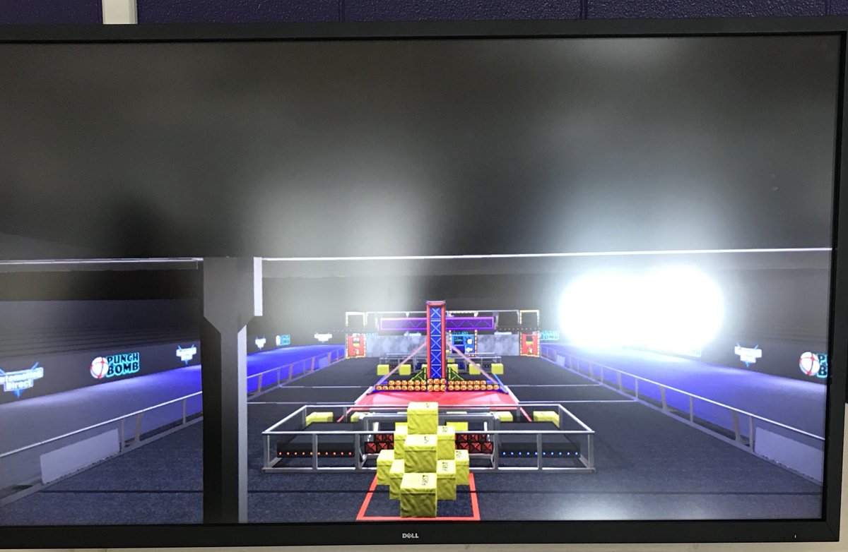 Virtual reality room with this years field is up and running. Drive team will get some hours this Friday and Saturday!!  #omgrobots <a href="/BSCSD/">Ballston Spa CSD</a> <a href="/NYTVFRC/">NY Tech Valley FRC</a> <a href="/GFfab8/">GlobalFoundries</a>