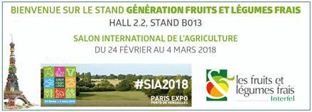 Interfel's tweet photo. J-10! Retrouvez l’#interprofession des #fruits et #légumes #frais au #SIA2018 https://t.co/NS6cgqT2Dt