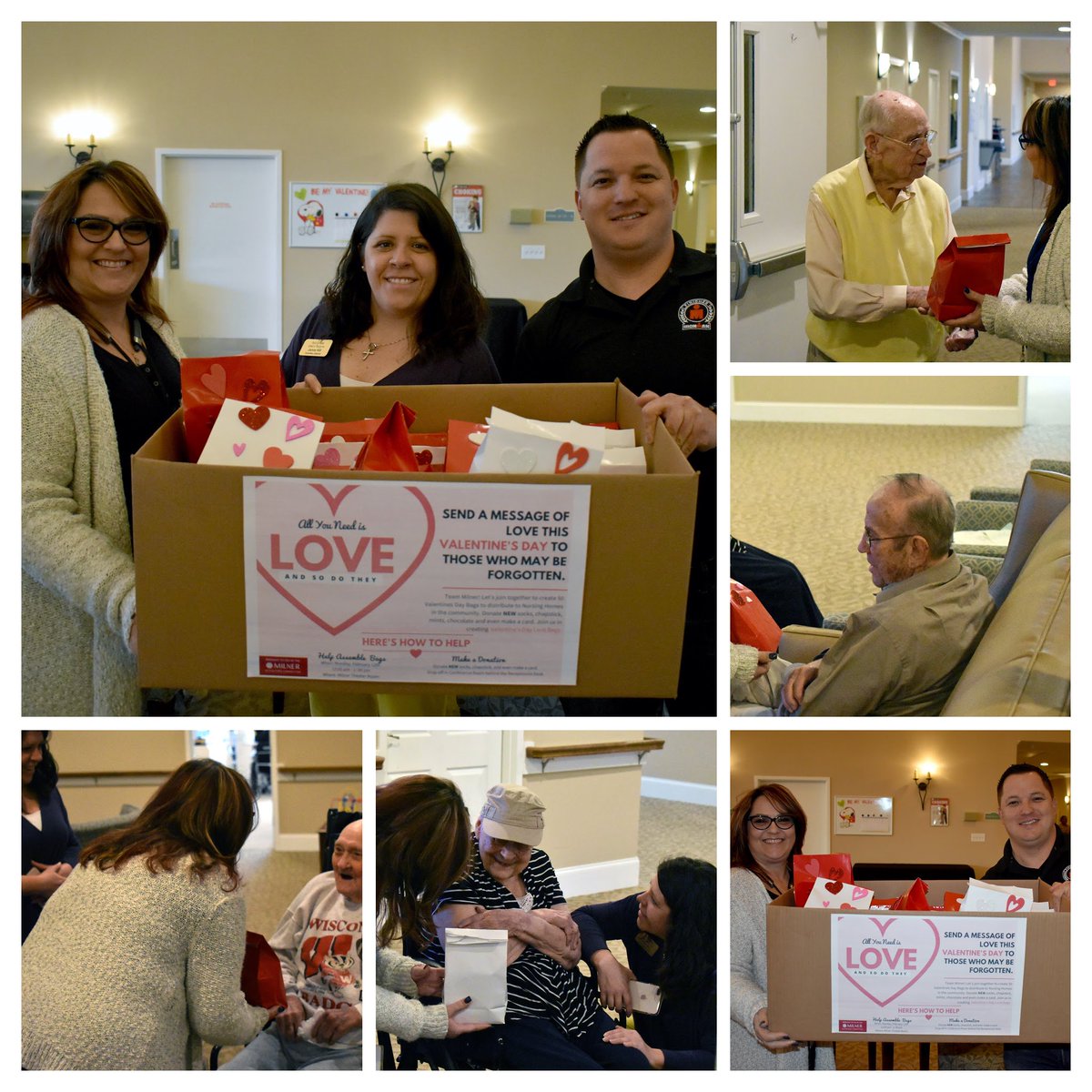 MilnerInc's tweet image. Happy Valentine&apos;s Day! Excited to get to share the LOVE of Valentine&apos;s Day in our community by giving special Valentine&apos;s to our neighbors in Nursing Homes! ❤️  #TeamMilner #SharetheLove